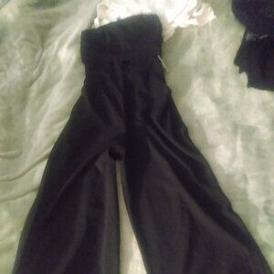 2024 EXPRESS BLACK STRAPLESS PANT SUIT
